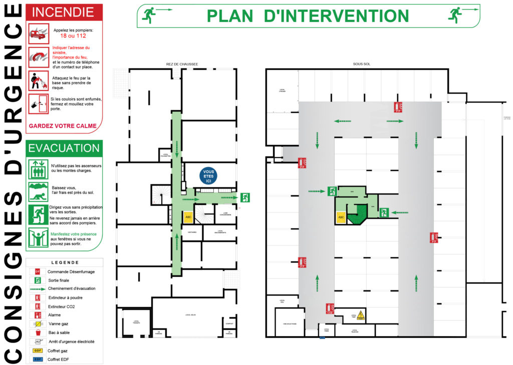 plan d'intervention sécurite incendie